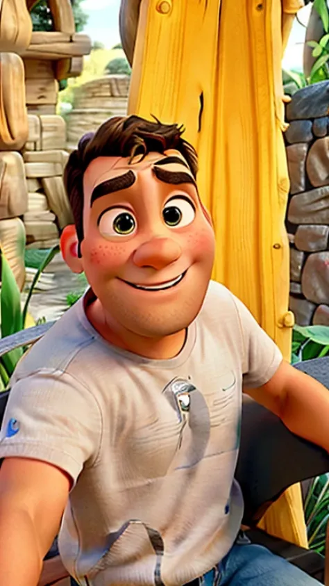 Estilo Pixar, alta qualidade