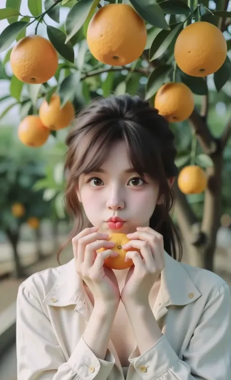 Orange or me, which is sweeter? 🍊