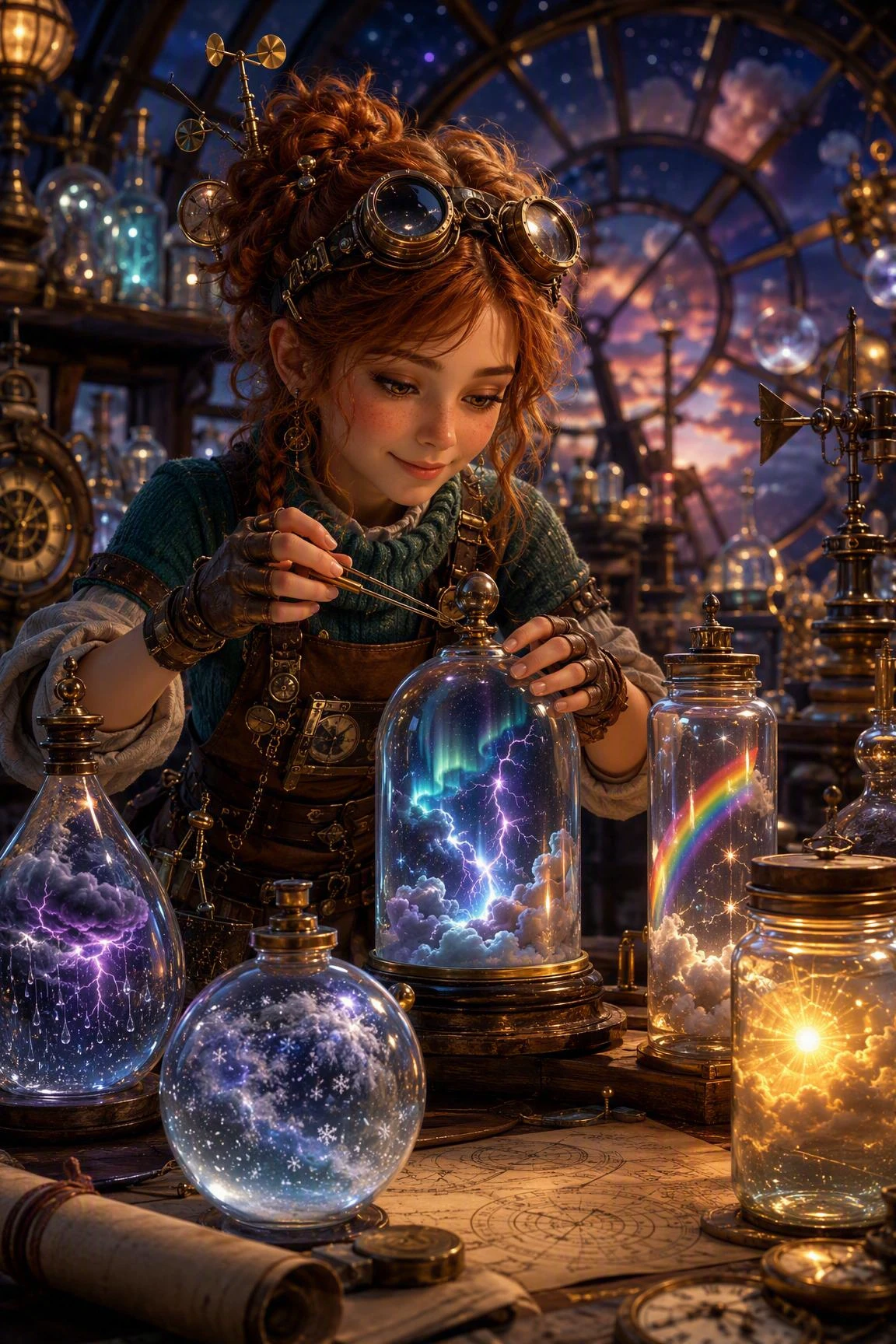 She bottled the entire sky! ✨