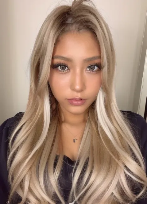 Japanese gal average face 黒ギャル白ギャル