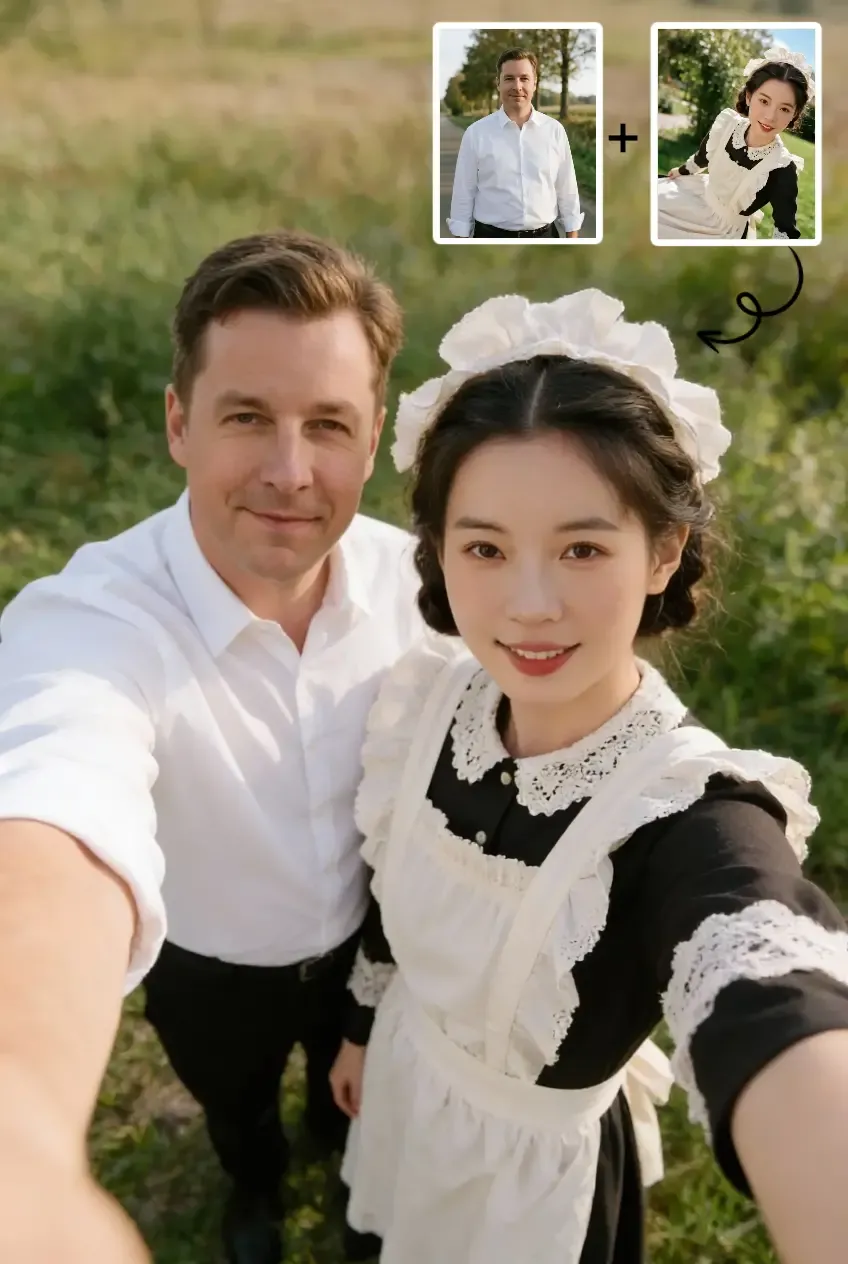 ナノバナナプロ：AI グループ写真