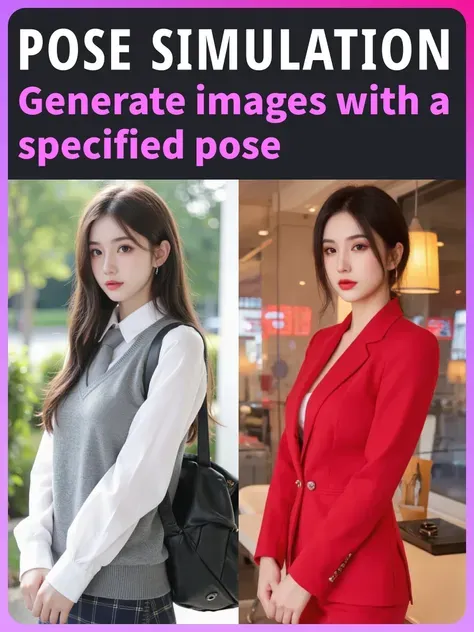 【TOP1】Pose simulation